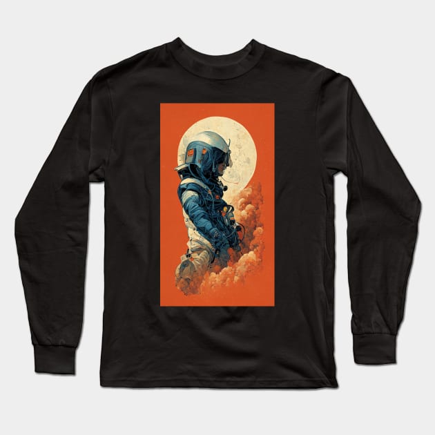 Lunar dust Long Sleeve T-Shirt by JoshWhiteArt